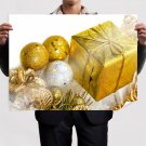 Christmas Decorations  Art Poster Print  32x24 inch