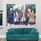 Sexy School Girls Original  Art Poster Print  32x24 inch