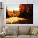Autum In The Forest  Art Poster Print  32x24 inch