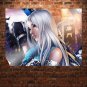 Warrior Girl Hd Art Poster Print 32x24 inch