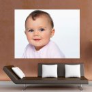 Cute Baby Hd  Art Poster Print  32x24 inch