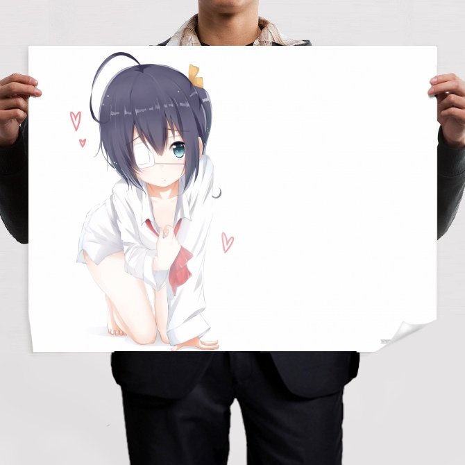 Chuunibyou Demo Koi Ga Shitai  Takanashi Rikka  Art Poster Print  32x24 inch