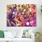 Happy Halloween Art Poster Print 24x18 inch