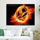 The Hunger Games Mockjay Pin  Art Poster Print  24x18 inch