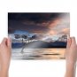 Birds On Tree Art Poster Print 24x18 inch