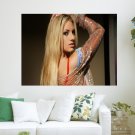 Girl In Colorful Dress  Art Poster Print  24x18 inch