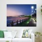 Beach Night Art Poster Print 24x18 inch