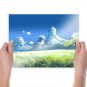 Blue Sky  Art Poster Print  24x18 inch