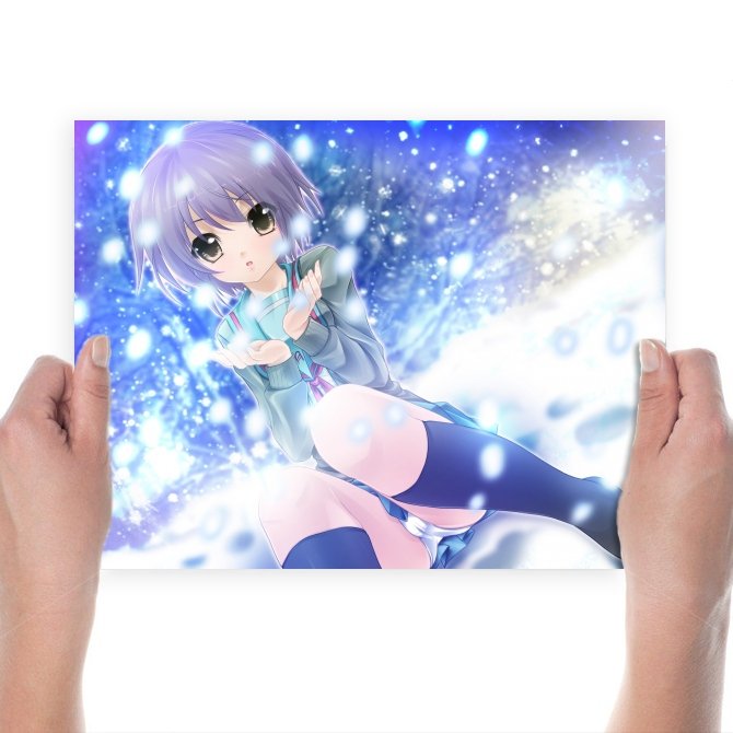 Yuki Nagato  Art Poster Print  24x18 inch