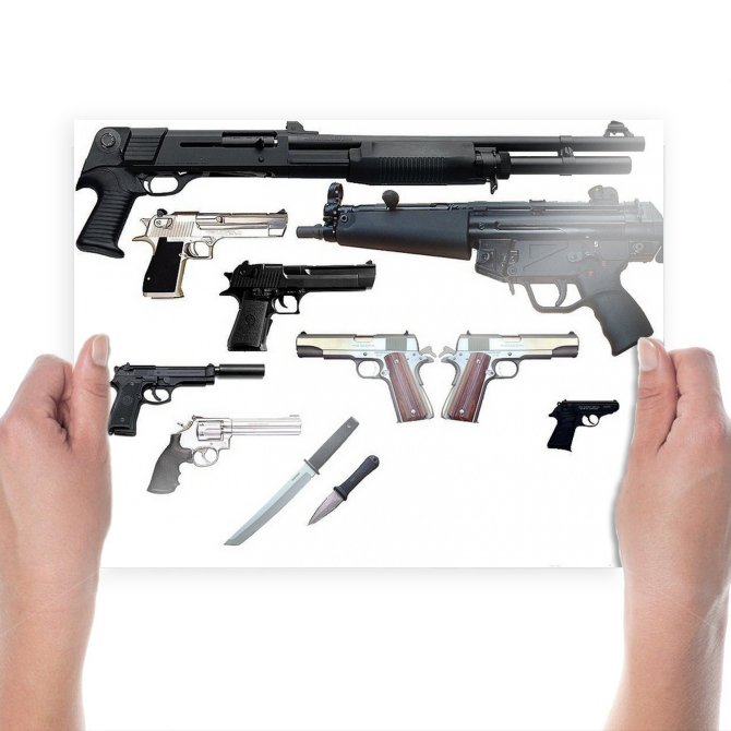 Small Arms  Art Poster Print  24x18 inch