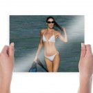 Carla Bruni  Art Poster Print  24x18 inch