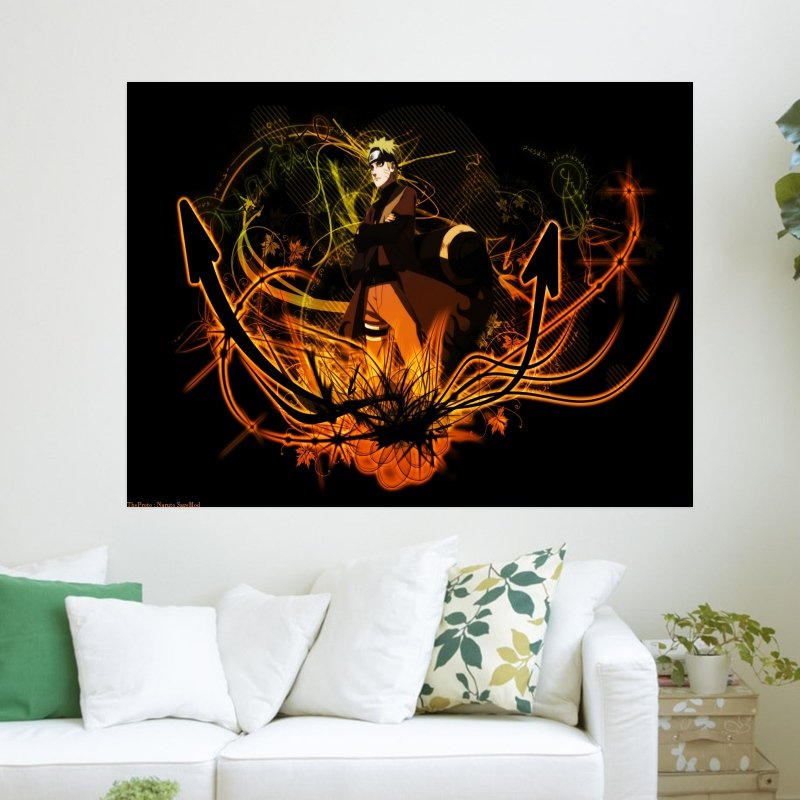 Naruto Sage  Art Poster Print  24x18 inch
