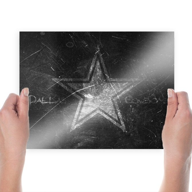 Dallas Cowboys  Art Poster Print  24x18 inch