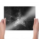 Dallas Cowboys  Art Poster Print  24x18 inch
