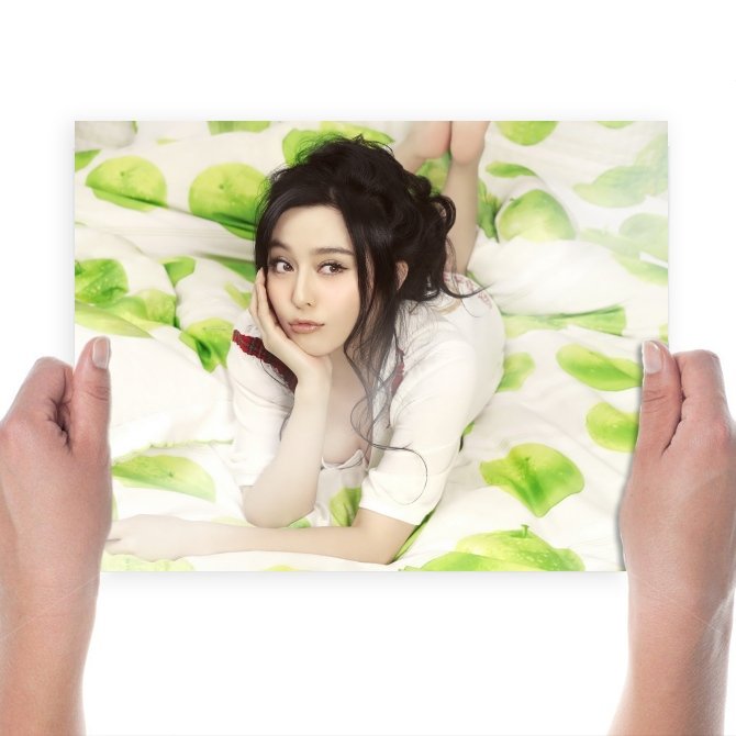 Cute Chinese Actress  Art Poster Print  24x18 inch