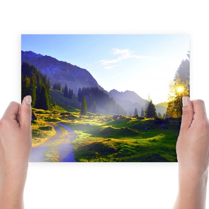 Bright Morning  Art Poster Print  24x18 inch