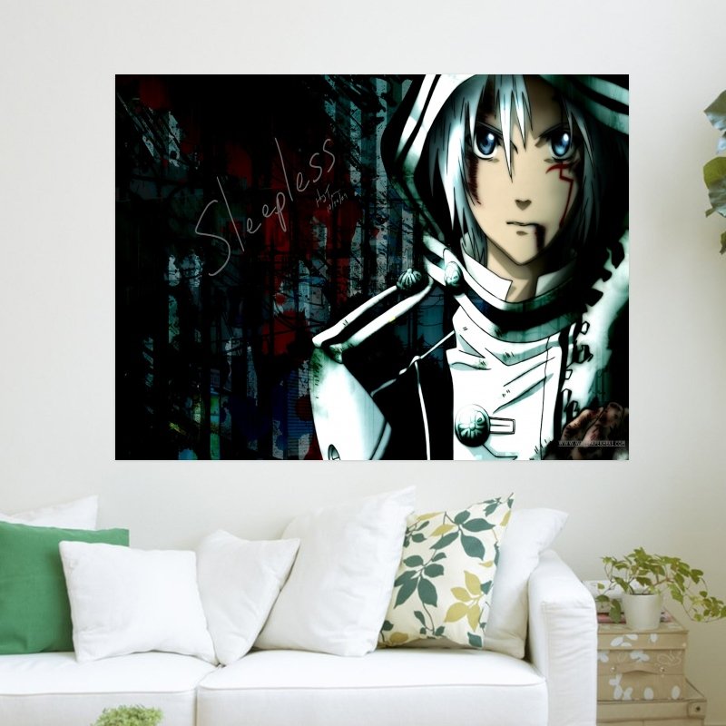 Alen Walker From D Gray Man  Art Poster Print  24x18 inch