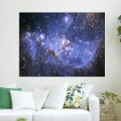 Hubble Space Image   Small Magellanic Cloud  Art Poster Print  24x18 inch