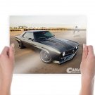 Pro Skateboarder Josh Kalis Camaro  Art Poster Print  24x18 inch