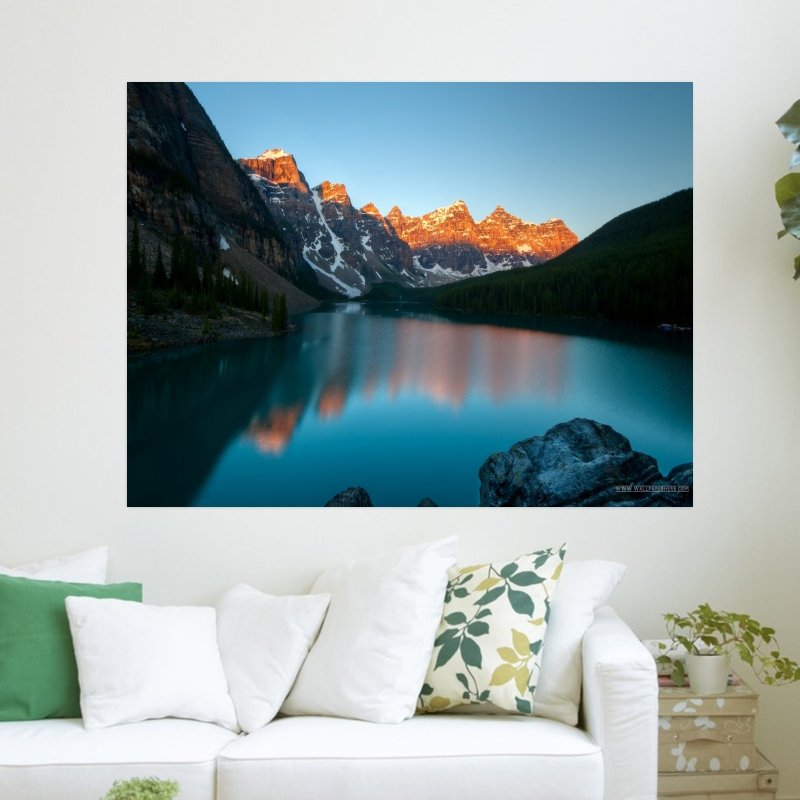 Valley Of The Ten Peaks  Art Poster Print  24x18 inch
