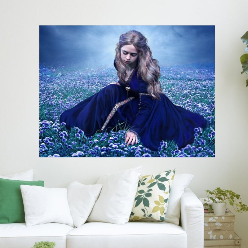 Looking For The Lost Love  Art Poster Print  24x18 inch