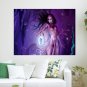 Fantasy Girl Witch  Art Poster Print  24x18 inch