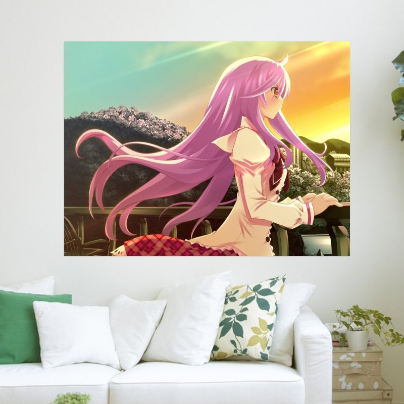 Beautiful Anime Girl Art Poster Print 24x18 Inch 5107