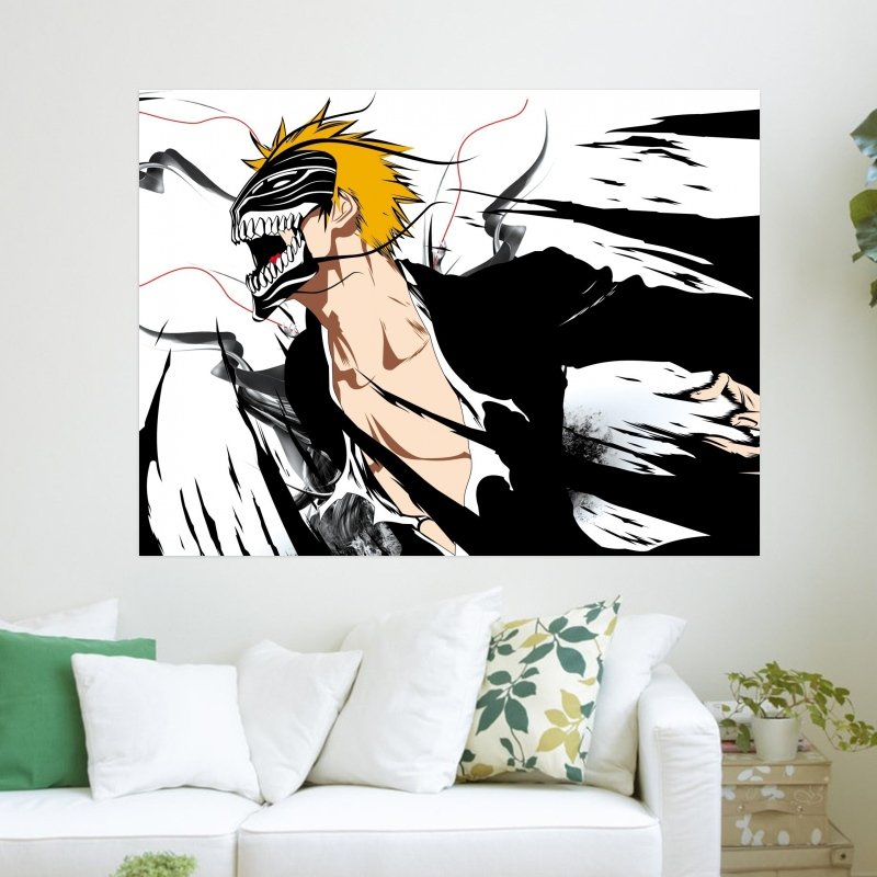 Ichigo Hollowfication  Art Poster Print  24x18 inch