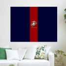 Marine Corps  Art Poster Print  24x18 inch