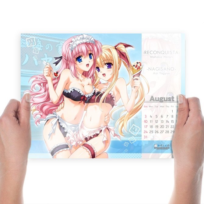 Aoi Yagyuu Bra Garter Mahoko Hatori Nagisano Panties Reconquista Underwea  Art Poster Print  24x18 i