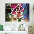 Anime Christmas  Art Poster Print  24x18 inch
