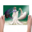Dinah The Fallen Angel  Art Poster Print  24x18 inch