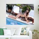 Sexy By The Pool  Art Poster Print  24x18 inch