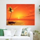 Safe Harbor Sunset  Art Poster Print  24x18 inch