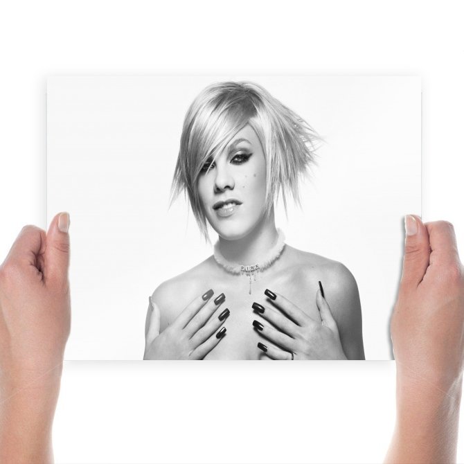 P Nk  Art Poster Print  24x18 inch