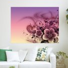 Flower Art  Art Poster Print  24x18 inch