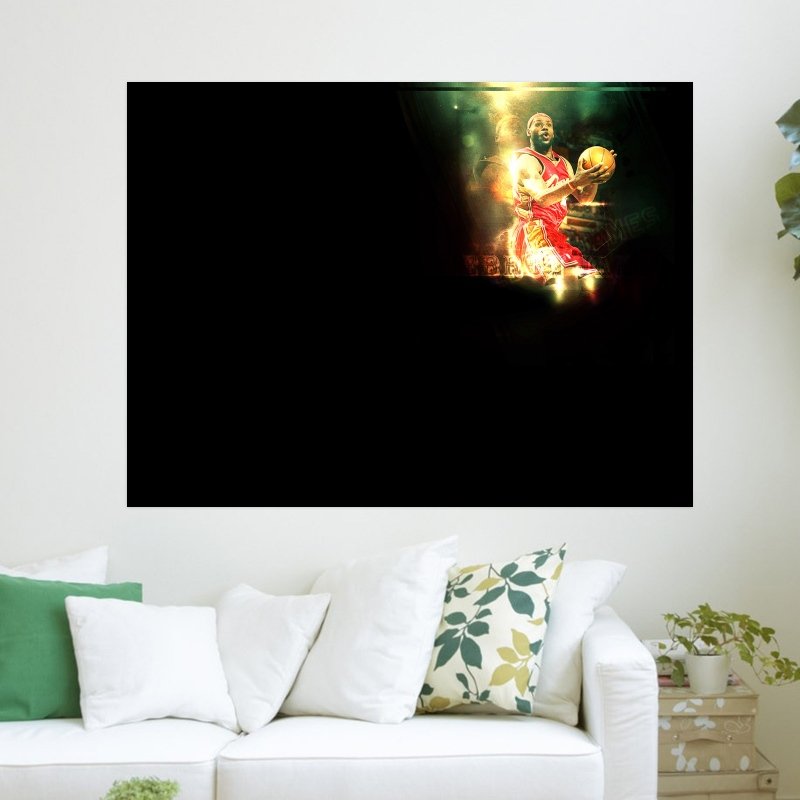 Lebron James 023 Art Poster Print  24x18 inch