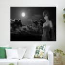 Girl In The Night  Art Poster Print  24x18 inch