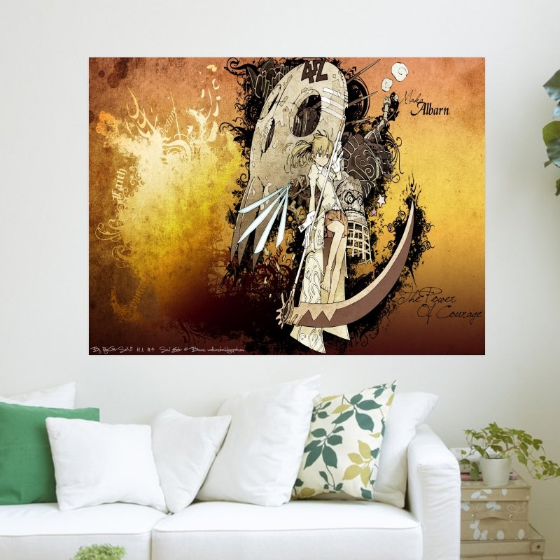 The Power Of Courage  Art Poster Print  24x18 inch