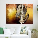 The Power Of Courage  Art Poster Print  24x18 inch