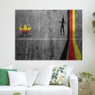 Adidas Keep It Fast  Art Poster Print  24x18 inch