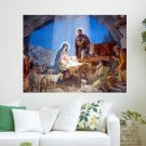 The First Christmas  Art Poster Print  24x18 inch