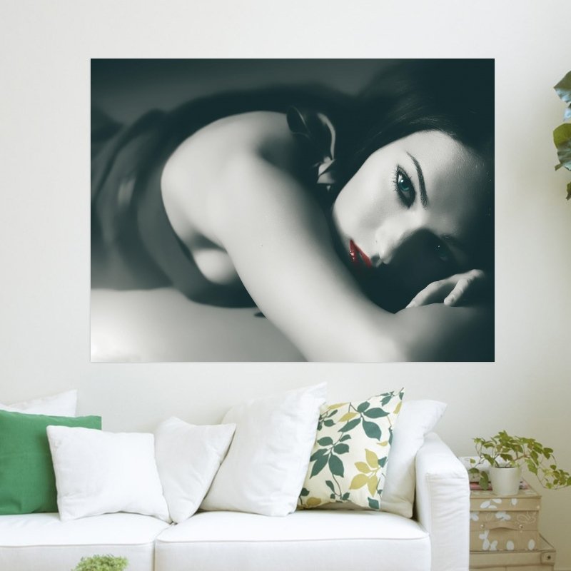 Lonely Beauty  Art Poster Print  24x18 inch