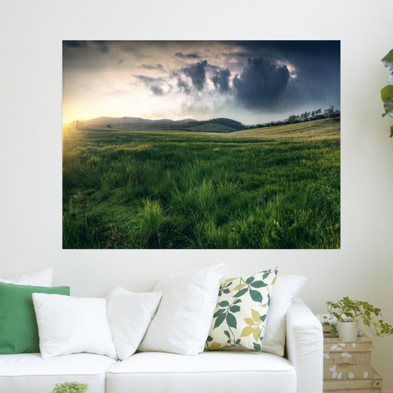Spring Scenery  Art Poster Print  24x18 inch