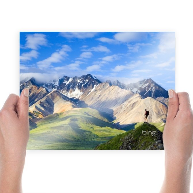 The Best Of The Best Of Bing   Mountains  Art Poster Print  24x18 inch