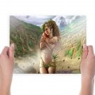 Natural Beauty  Art Poster Print  24x18 inch