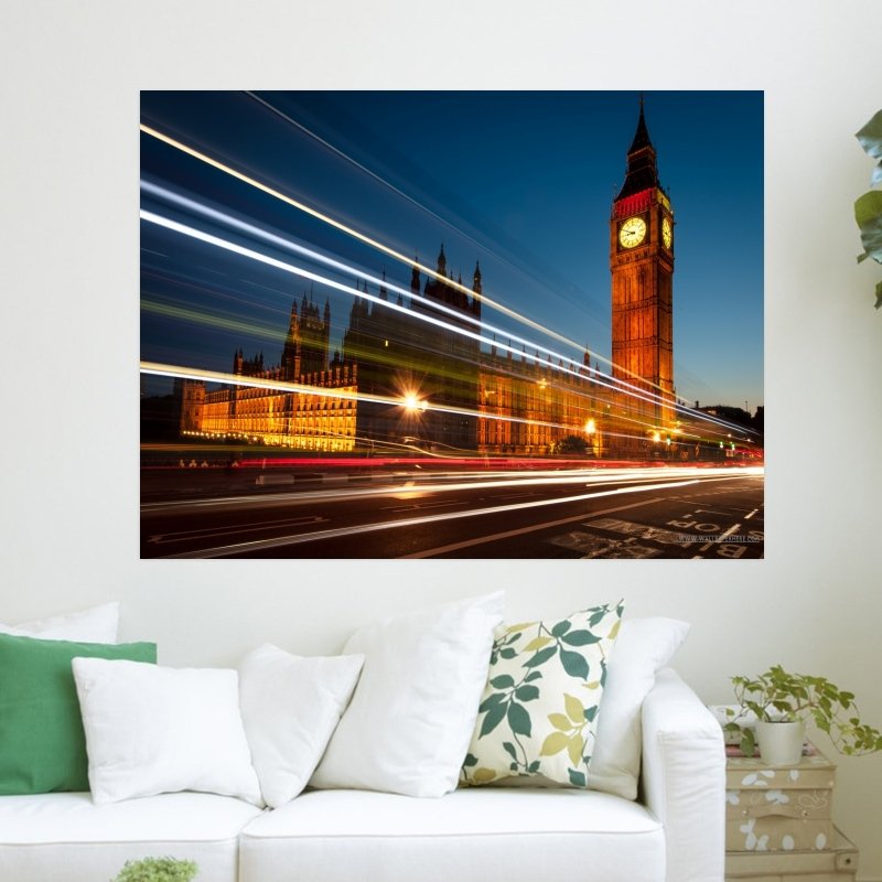 Big Ben Hd Art Poster Print  24x18 inch