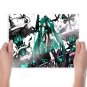 Hatsune Miku Cool Expression  Art Poster Print  24x18 inch