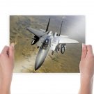 Eagle In Action  Art Poster Print  24x18 inch