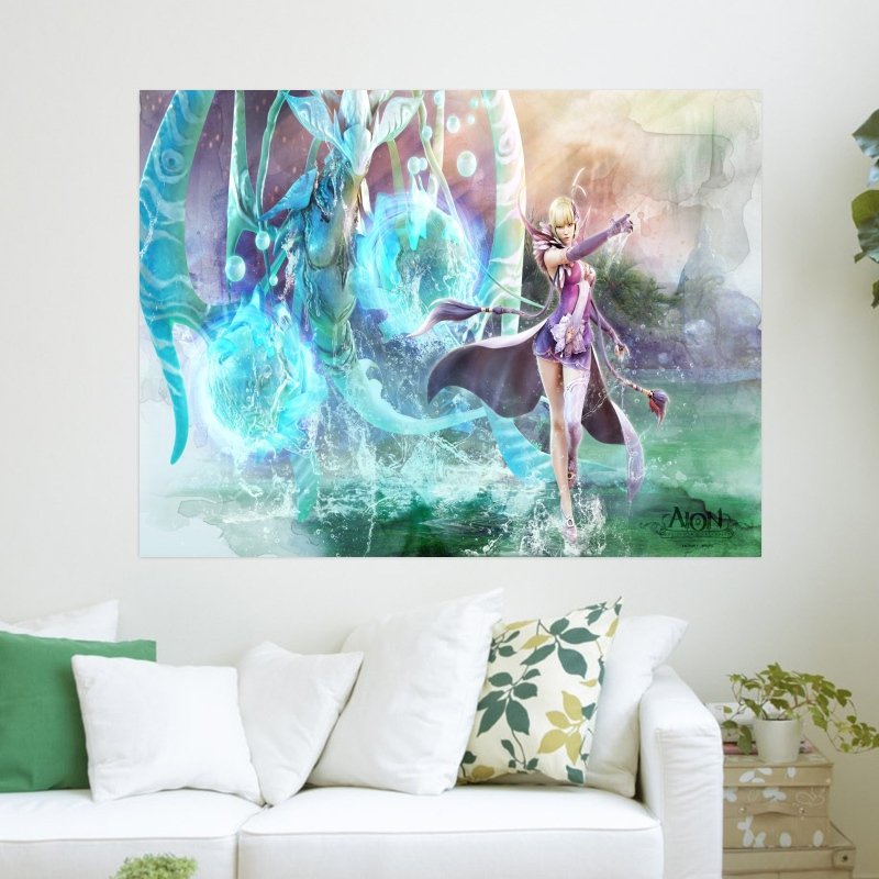 Aion Tower Of Eternity 9  Art Poster Print  24x18 inch